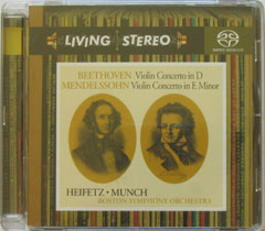 Beethoven, Mendelsson / Heifetz / Munch "Violin Concertos" , SACD Beethoven, Mendelsson / Heifetz / Munch "Violin Concertos" , SACD